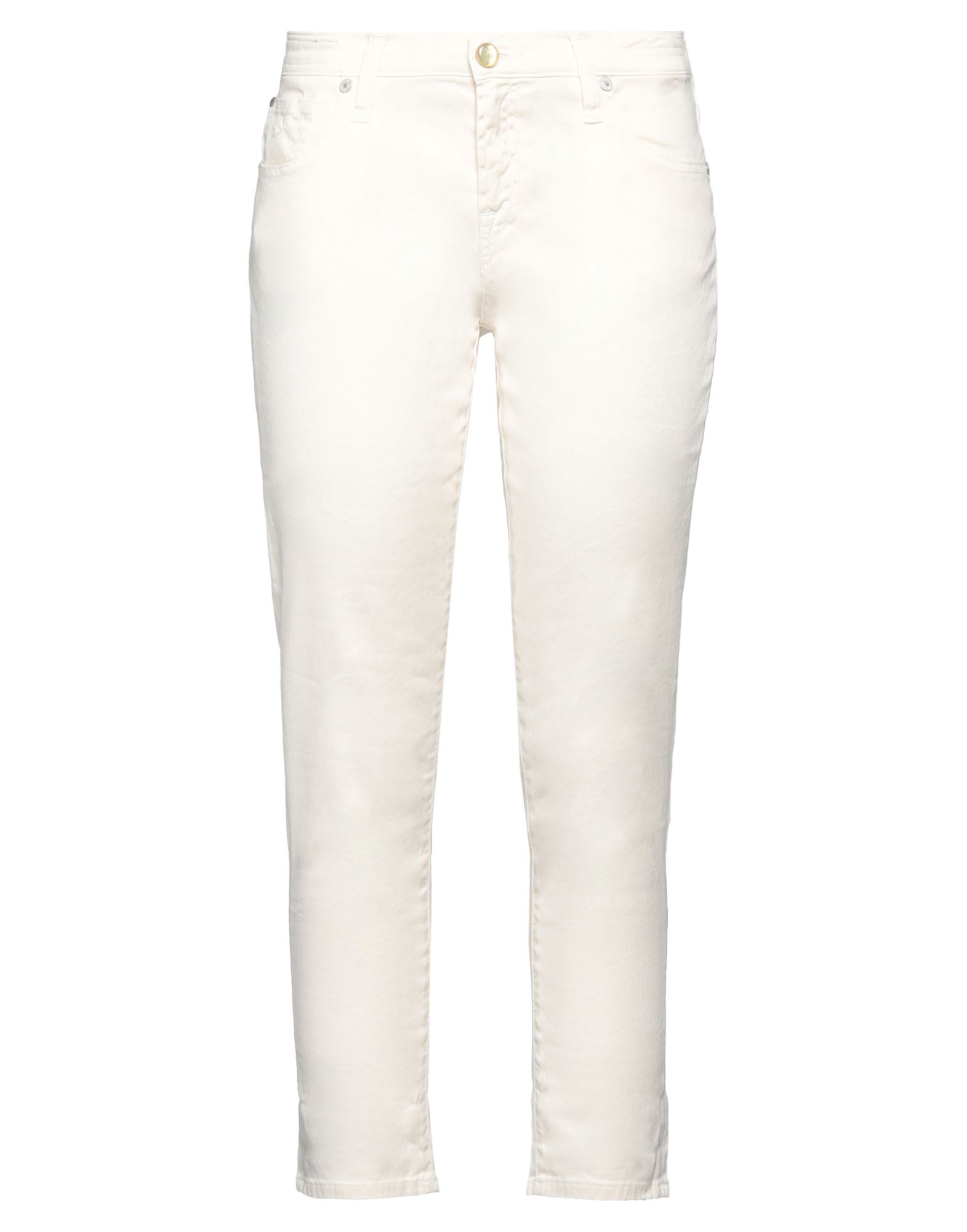 JACOB COHЁN Jeanshose Damen Elfenbein von JACOB COHЁN