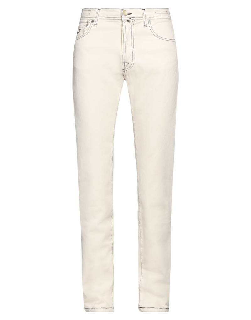 JACOB COHЁN Jeanshose Herren Cremeweiß von JACOB COHЁN