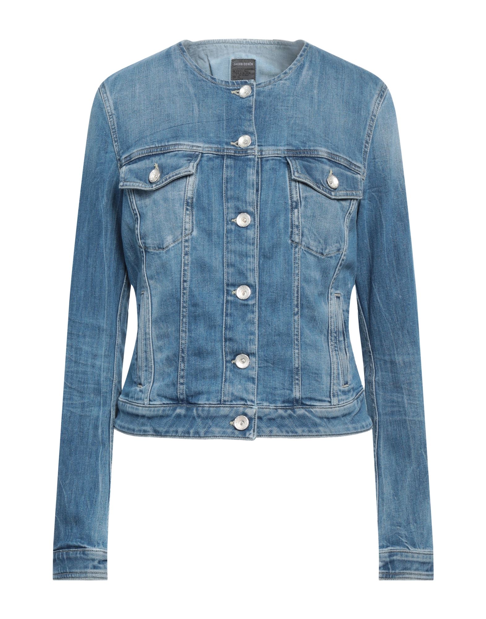 JACOB COHЁN Jeansjacke/-mantel Damen Blau von JACOB COHЁN