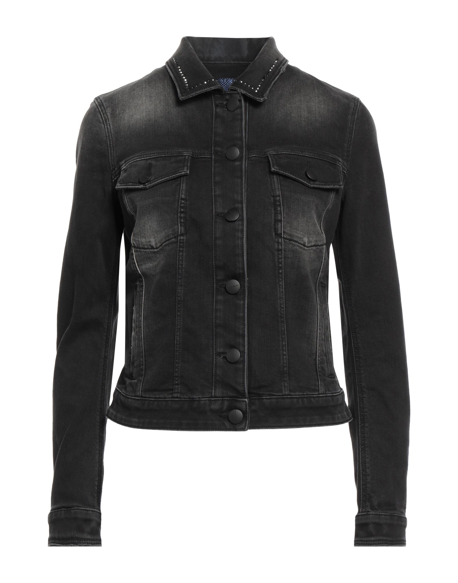 JACOB COHЁN Jeansjacke/-mantel Damen Schwarz von JACOB COHЁN