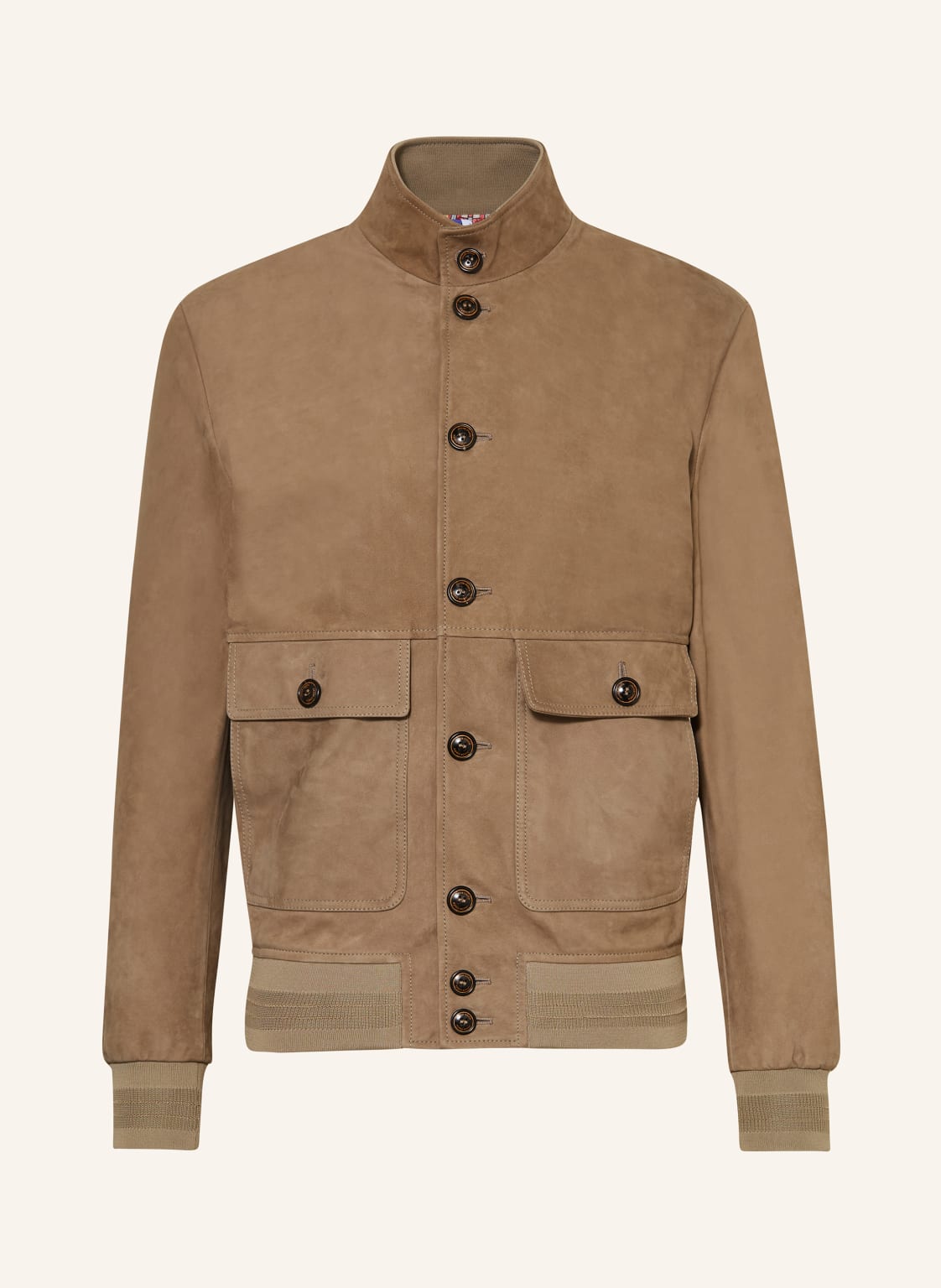 Jacob Cohen Lederjacke beige von JACOB COHEN