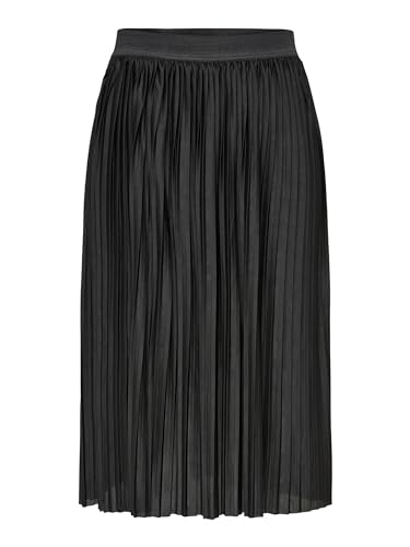 JDY Damen Plissee Rock Jersey Midi Skirt Langer Faltenrock Strech Bund von Jacqueline de Yong