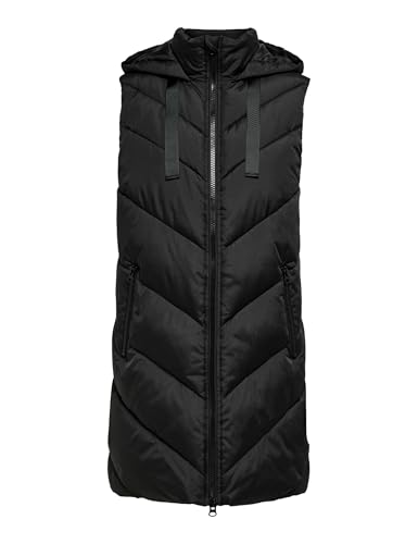 JACQUELINE DE YONG Damen Jdyskylar Otw Noos Padded Hood Waistcoat Jacke, Black 2, S EU von JdY