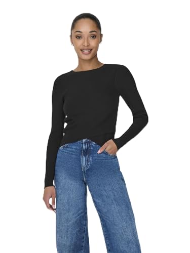 JACQUELINE DE YONG Strickpullover JDYSANSA Strickpullover, Schwarz , XS von JACQUELINE de YONG