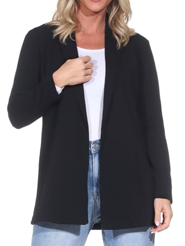 JdY Damen Jdygeggo L/S JRS Noos Blazer, Schwarz-2, L EU JdY Damen Jdygeggo L/S JRS Noos Blazer, Schwarz-2, L EU von JdY