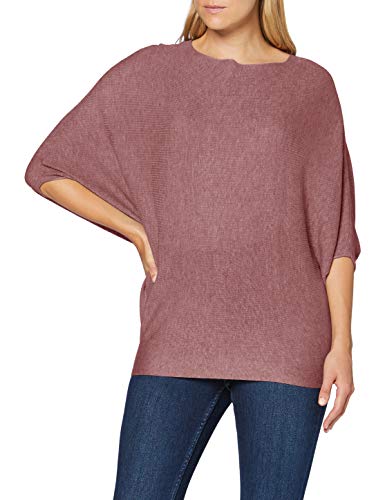 JDY Damen Jdynew Behave Batsleeve Pullov. Knt Noos, Wistful Mauve/Detail:melange, XS von JdY