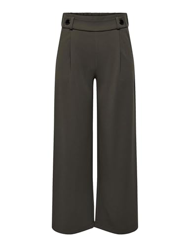 JdY Damen Jdygeggo New Long Pant Jrs Noos Hose, Chocolate Brown/Detail:black Buttons, L / 32L EU von JDY