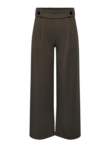 JdY Damen Jdygeggo New Long Pant Jrs Noos Hose, Chocolate Brown/Detail:black Buttons, M / 30L EU von JdY