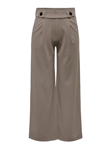 JdY Damen JDYGEGGO New Long Pant JRS NOOS Hose, Driftwood/Detail:Black Buttons, XL von JdY