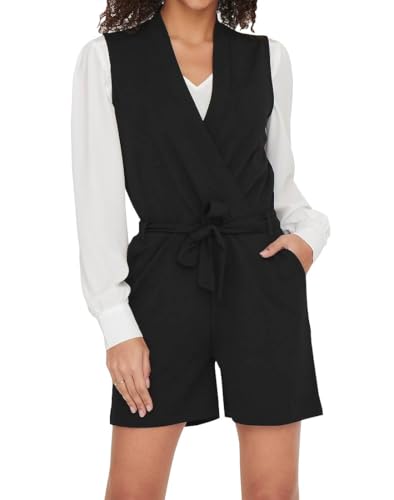 JACQUELINE de YONG JDY Damen Jumpsuit JDYHoney Geggo Life Playsuit (black, M) von JACQUELINE de YONG
