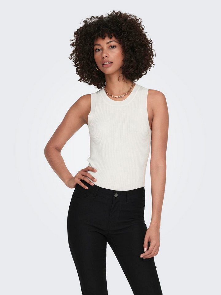 JACQUELINE de YONG Shirttop Gerippt Stricktop ohne Ärmel mit Rundhalsausschnitt JDYAYA TANK TOP KNT NOOS JACQUELINE de YONG Shirttop Gerippt Stricktop ohne Ärmel mit Rundhalsausschnitt JDYAYA TANK TOP KNT NOOS von JACQUELINE de YONG