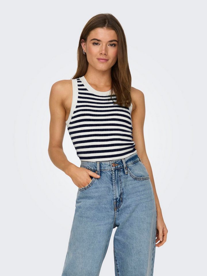 JACQUELINE de YONG Shirttop Gerippt Stricktop ohne Ärmel mit Rundhalsausschnitt JDYAYA TANK TOP KNT NOOS von JACQUELINE de YONG