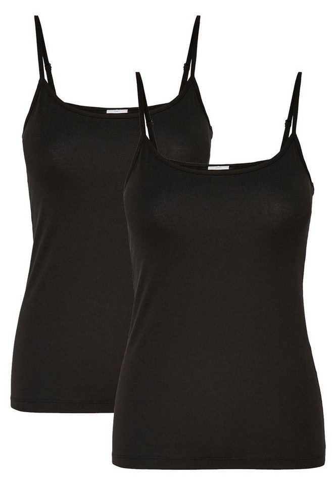 JACQUELINE de YONG Shirttop Spaghetti Tank Top 2-er Stück Pack Shirt Set JDYAVA (2-tlg) 2652 in Schwarz-2 von JACQUELINE de YONG