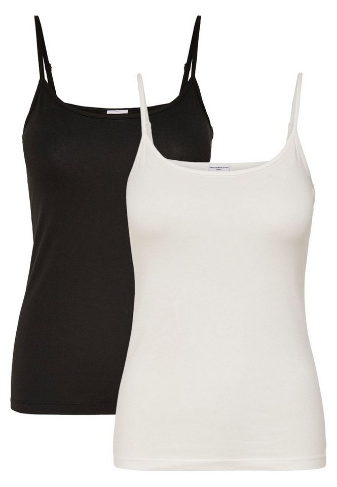 JACQUELINE de YONG Shirttop Spaghetti Tank 2-er Stück Pack Set JDYAVA (2-tlg) JDYAVA SINGLET von JACQUELINE de YONG
