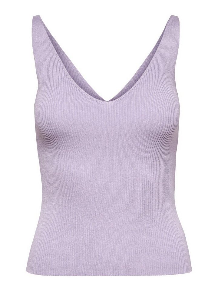 JACQUELINE de YONG Shirttop Tank Top Oberteil JDYNANNA Shirt Pullover V-neck Ausschnitt (1-tlg) 3554 in Lila von JACQUELINE de YONG