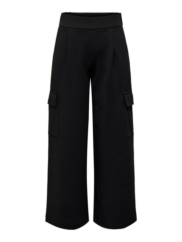 JACQUELINE de YONG Stoffhose Cargo Culotte Stoffhose High Waist Marlene Pants Elegant JDYGEGGO 7018 in Schwarz von JACQUELINE de YONG