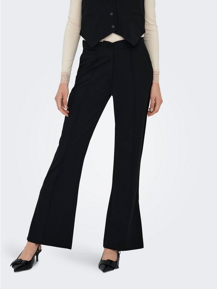 JACQUELINE de YONG Stoffhose Elegante Schlaghose Business Stoffhose Flare Pants JDYGEGGO 6637 in Schwarz von JACQUELINE de YONG