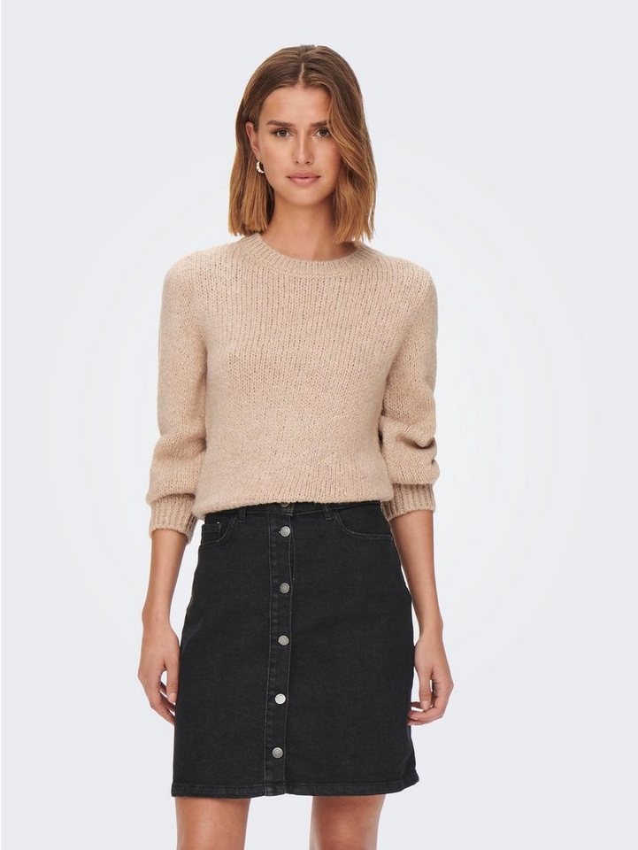 JACQUELINE de YONG Strickpullover Weicher Strickpullover Langarm JDYJOLA JDYDINEA L/S O-NECK SOLID PULL KNT NOOS von JACQUELINE de YONG