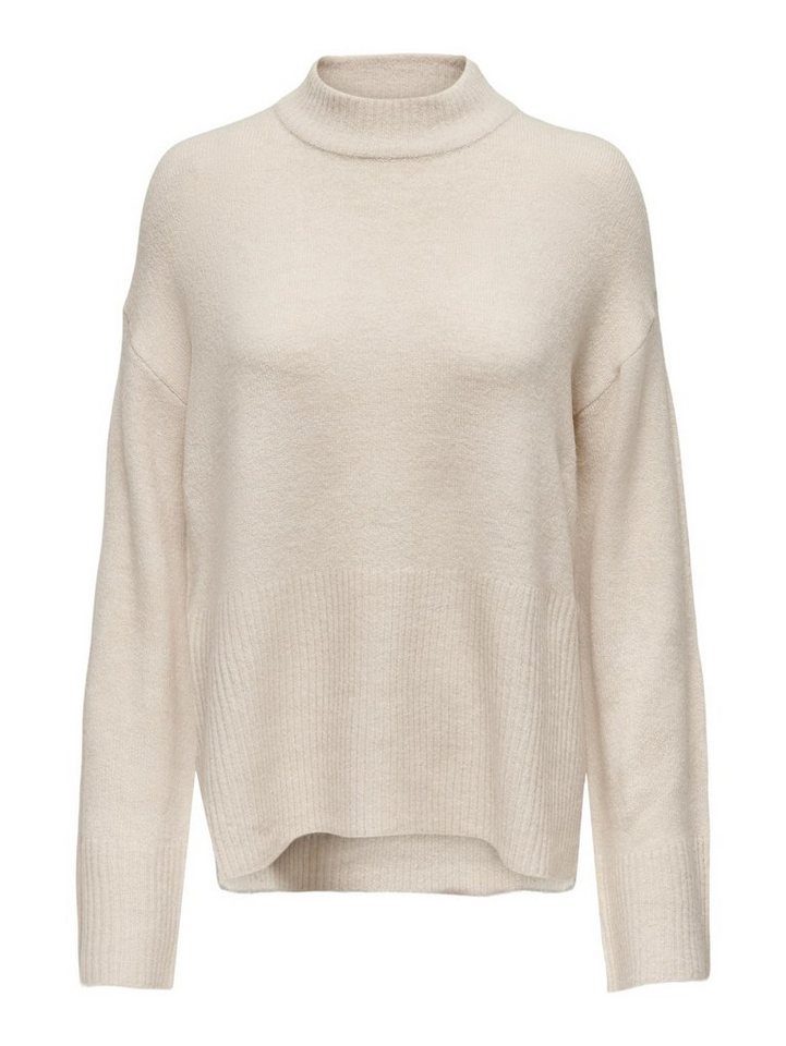 JACQUELINE de YONG Strickpullover Flauschiger Stehkragen Gestrickt JDYJOLA JDYELANORA L/S HIGHNECK SLIT PULLOV KNT von JACQUELINE de YONG