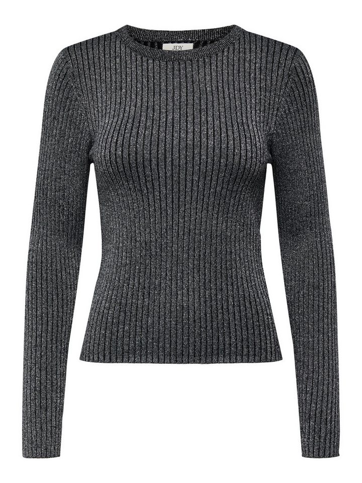 JACQUELINE de YONG Strickpullover Strickpullover Rundhals Langarm Komfortabel JDYPLUM LUREX L/S O-NECK PULLOVER KNT von JACQUELINE de YONG
