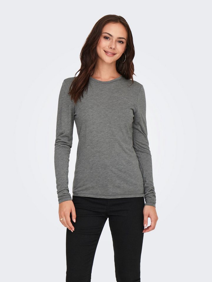 JACQUELINE de YONG T-Shirt Langarm Dünner Basic JDYSUMA JDYSUMA WOOL L/S O NECK TOP JRS NOOS von JACQUELINE de YONG