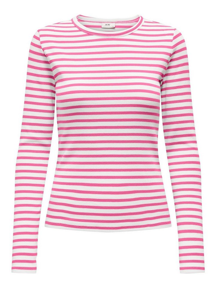 JACQUELINE de YONG T-Shirt Langarm Shirt Dünner Longsleeve Pullover JDYSOLAR 6931 in Rosa von JACQUELINE de YONG