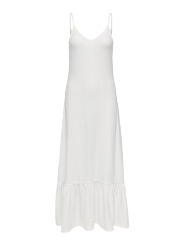 JDY Damen Kleid JDYCATHINKA S/L LONG DRESS JRS ATK (DE/NL/SE/PL, Alphanumerisch, M, Regular, Regular, Cloude Dancer) von JACQUELINE de YONG