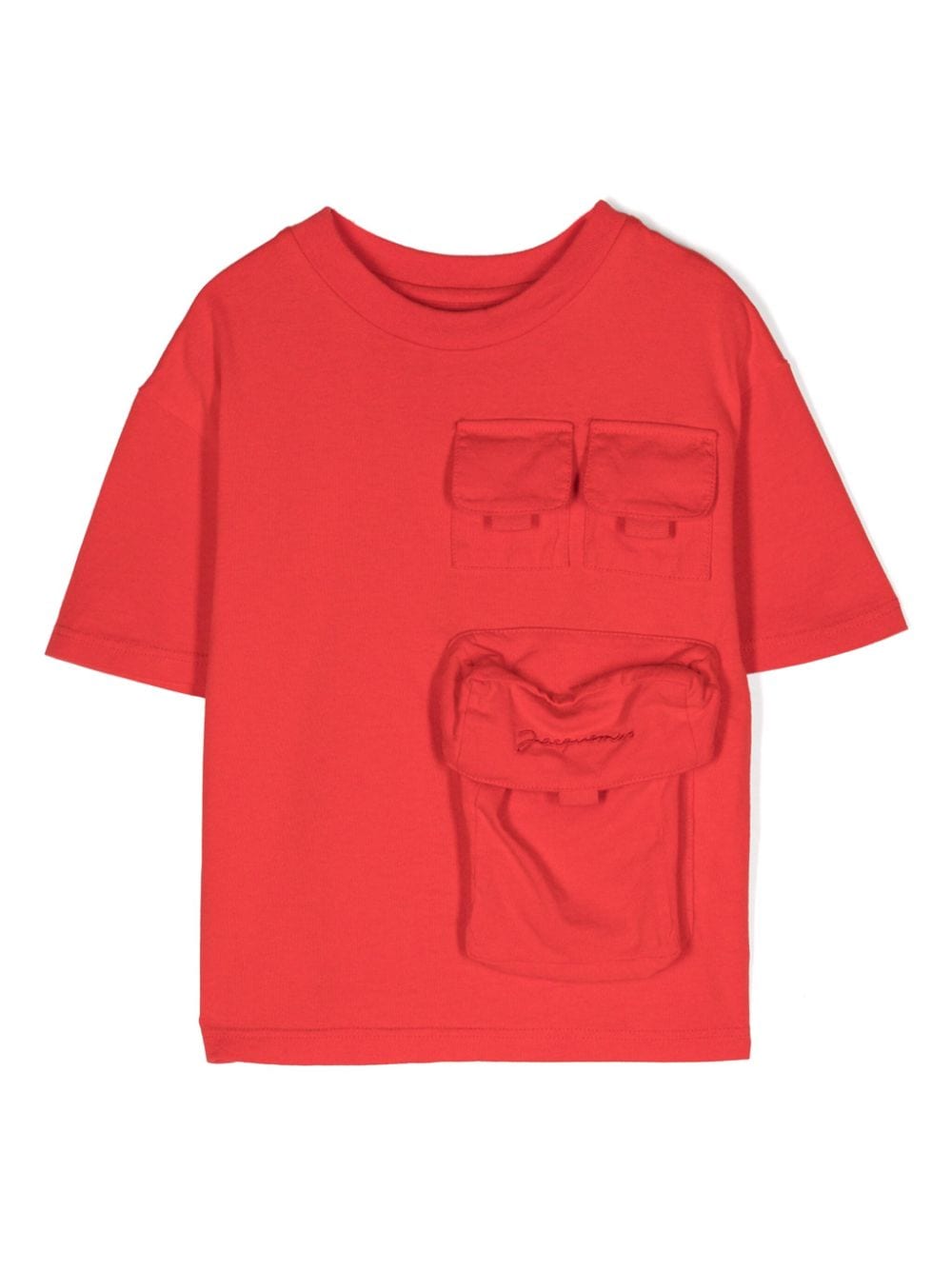 JACQUEMUS L'ENFANT Le T-Shirt Bolso T-Shirt - Rot von JACQUEMUS L'ENFANT