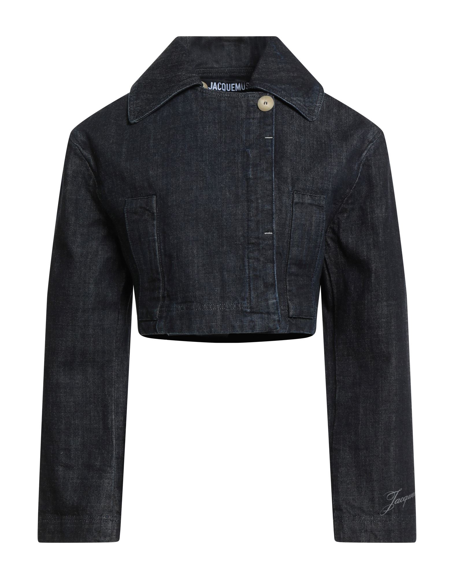 JACQUEMUS Jeansjacke/-mantel Damen Blau JACQUEMUS Jeansjacke/-mantel Damen Blau von JACQUEMUS