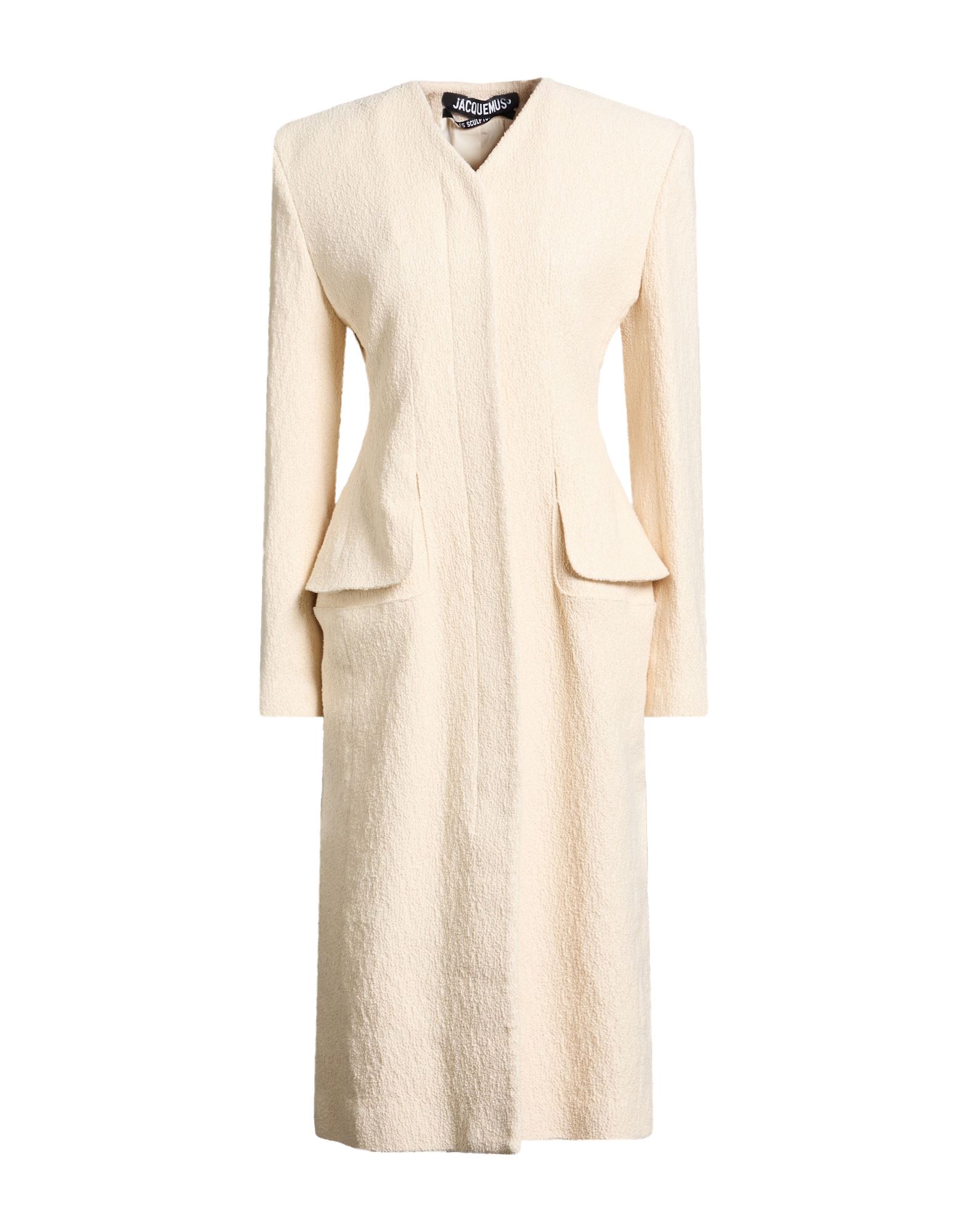 JACQUEMUS Mantel Damen Elfenbein JACQUEMUS Mantel Damen Elfenbein von JACQUEMUS