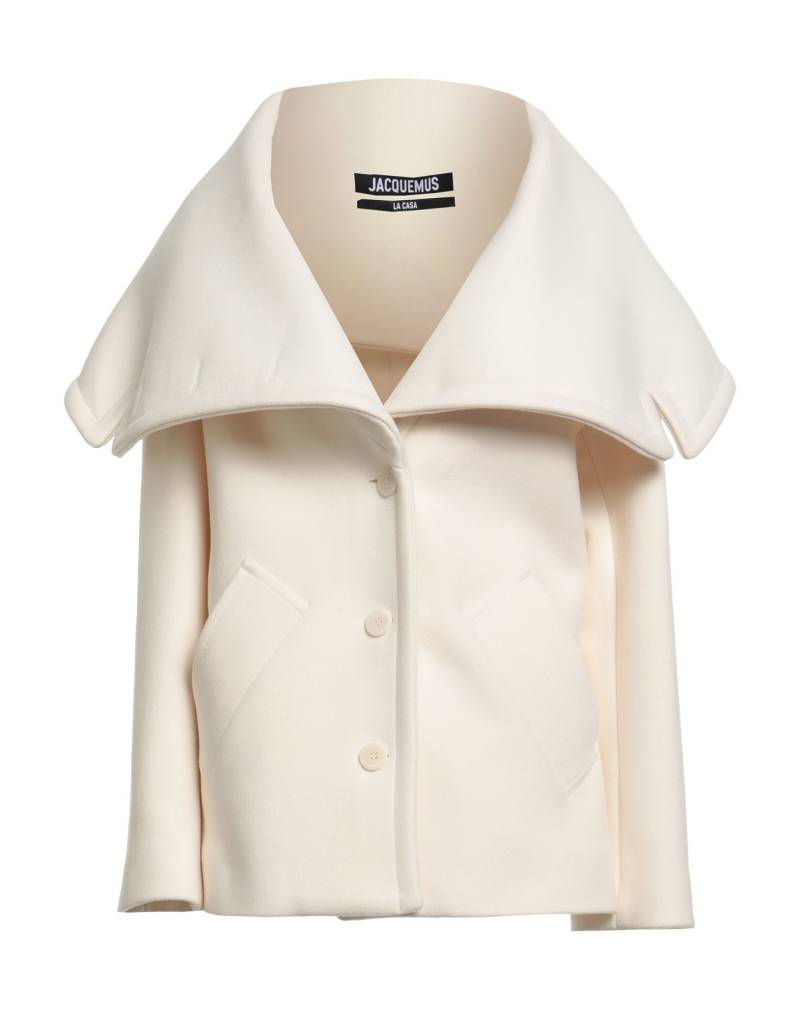 JACQUEMUS Mantel Damen Off white von JACQUEMUS