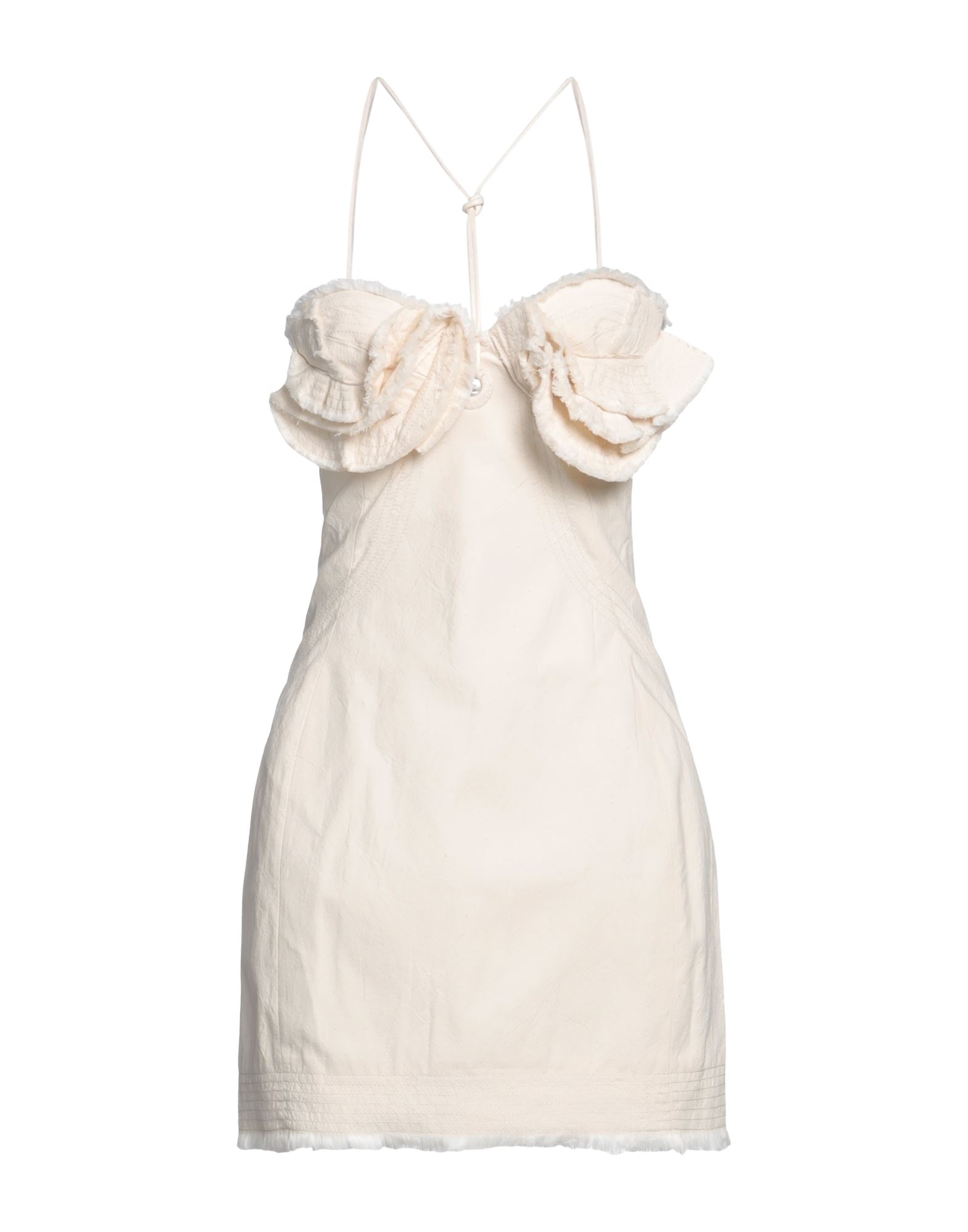 JACQUEMUS Mini-kleid Damen Cremeweiß von JACQUEMUS