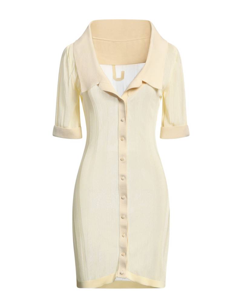 JACQUEMUS Mini-kleid Damen Pastellgelb von JACQUEMUS