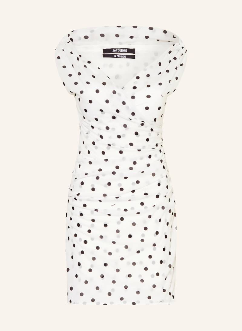 Jacquemus Cocktailkleid La Robe Rita Mit Seide weiss von JACQUEMUS