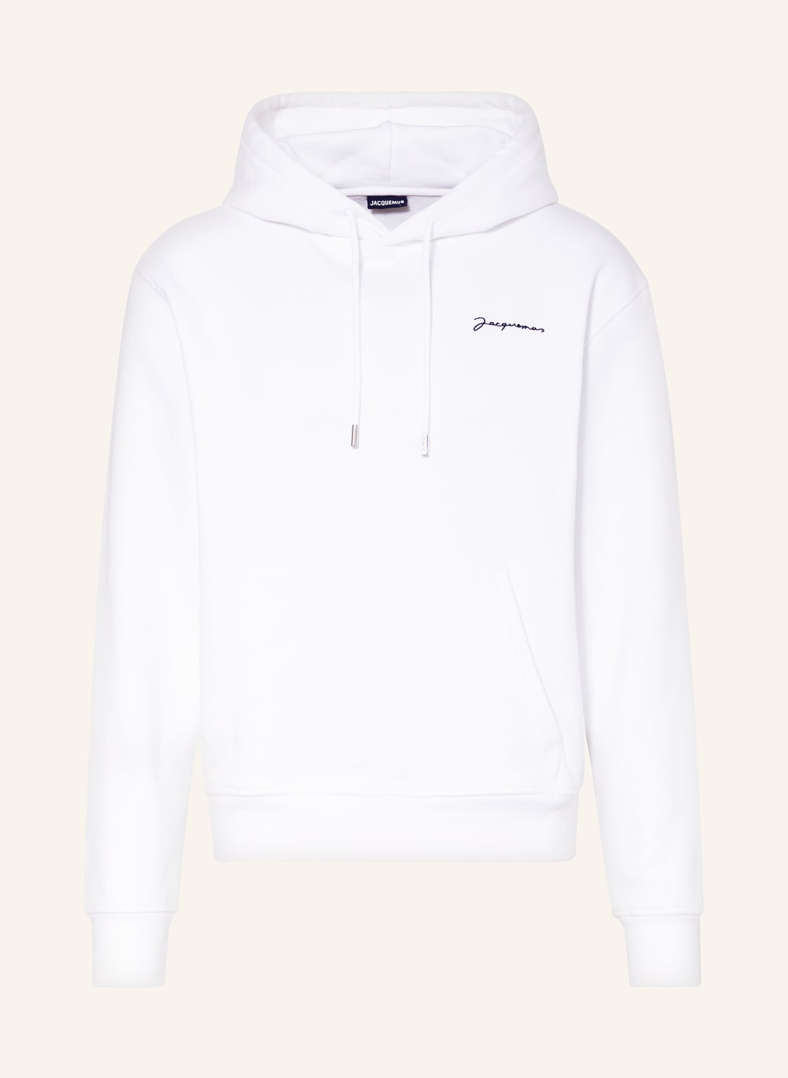 Jacquemus Hoodie Le Sweatshirt Brode weiss von JACQUEMUS