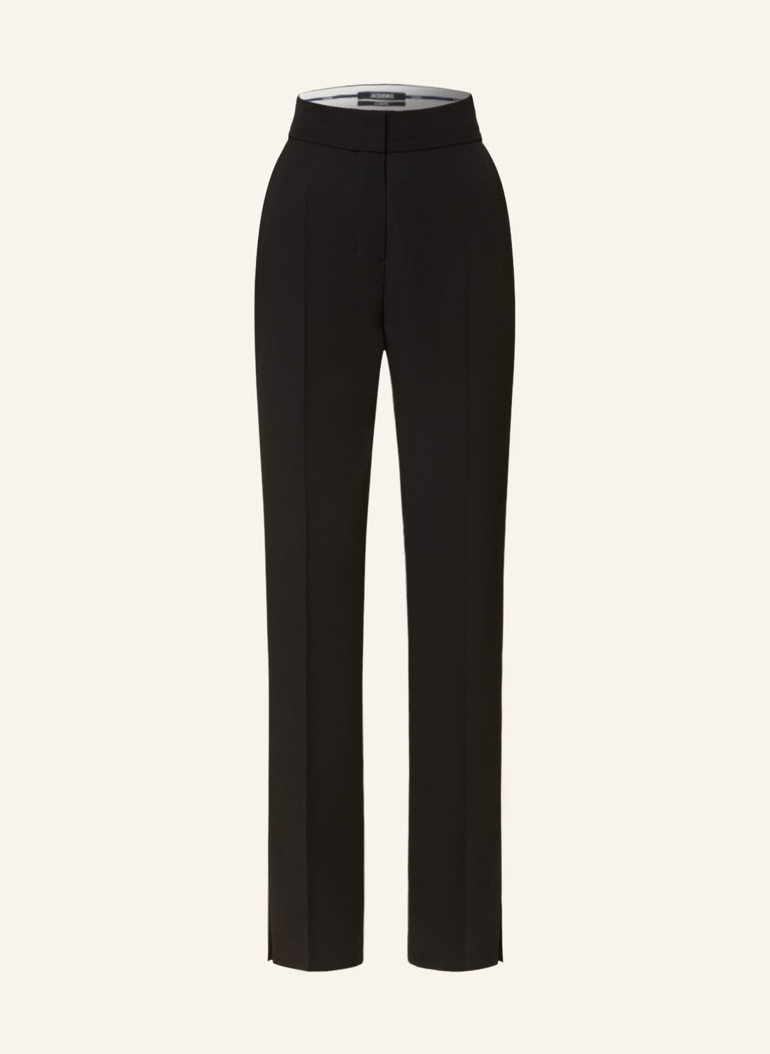 Jacquemus Hose Le Pantalon Tibau Mit Galonstreifen schwarz von JACQUEMUS