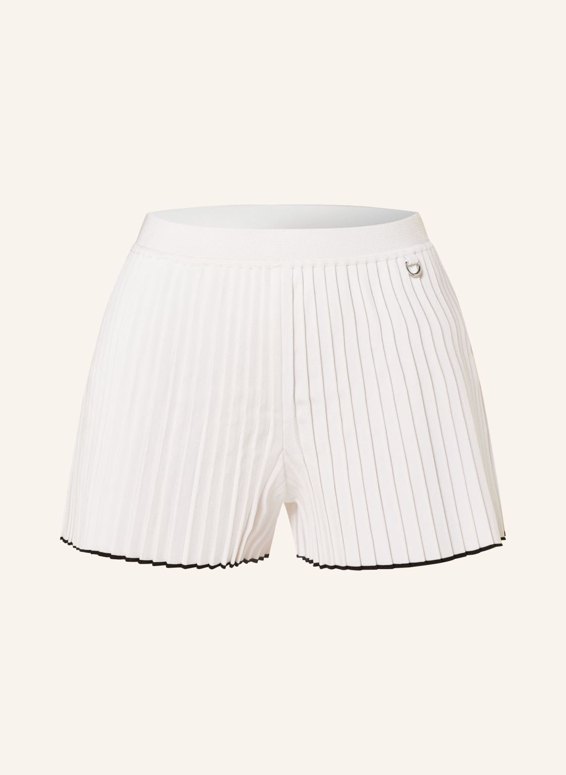 Jacquemus Jerseyshorts Le Short Maille Plissé Mit Plissees weiss von JACQUEMUS