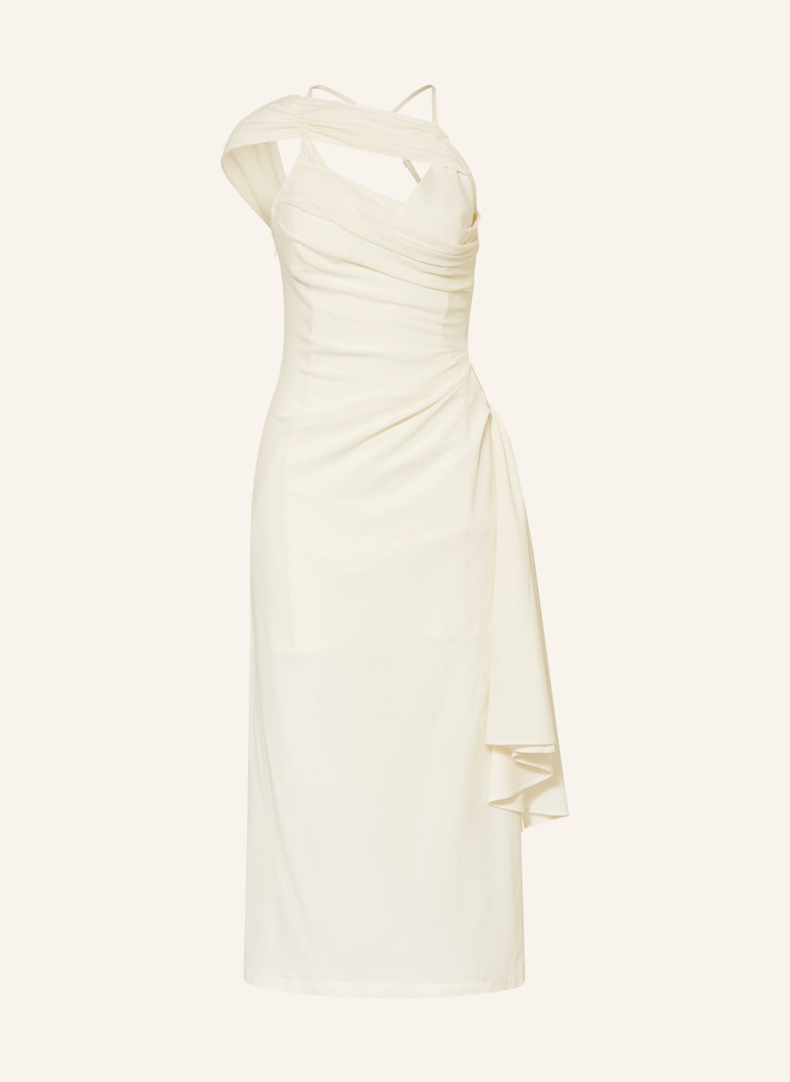 Jacquemus Kleid La Robe Abanada weiss von JACQUEMUS