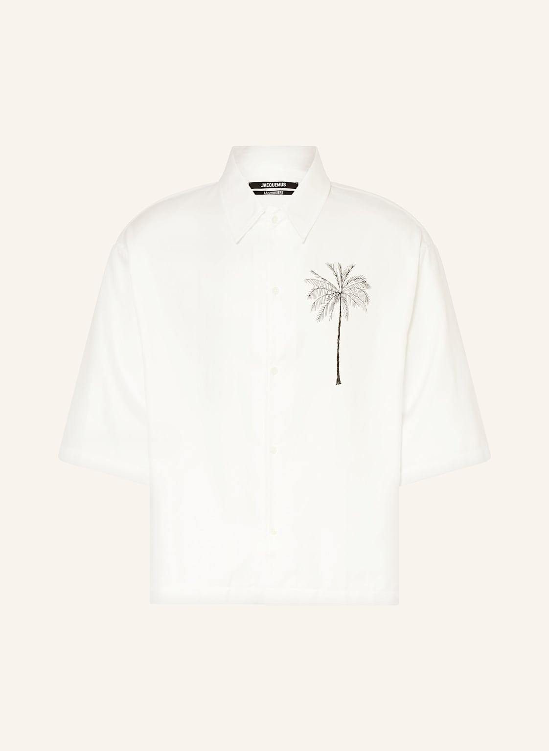 Jacquemus Kurzarm-Hemd La Chemise Aloe Comfort Fit weiss Jacquemus Kurzarm-Hemd La Chemise Aloe Comfort Fit weiss von JACQUEMUS