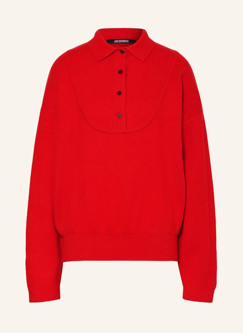 Jacquemus Pullover La Maille Vareuse Pallone rot von JACQUEMUS