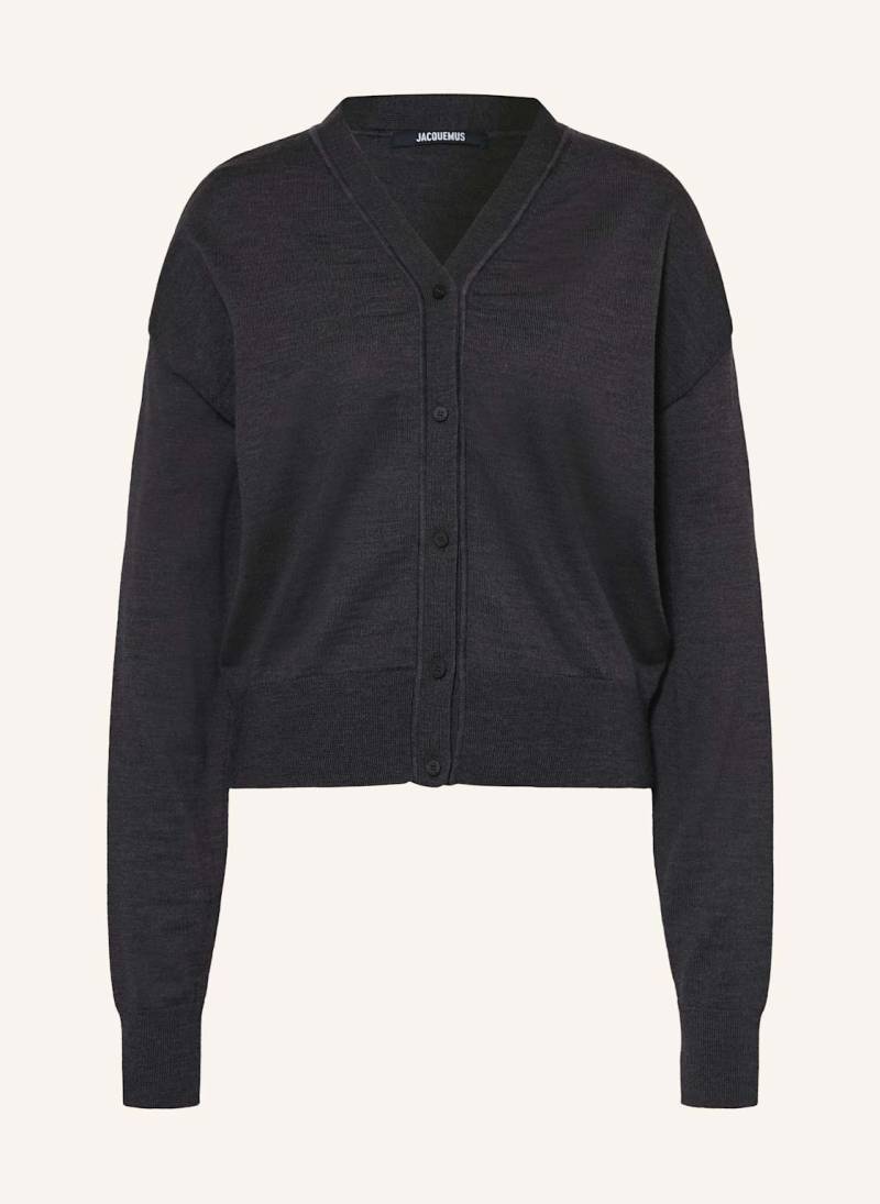 Jacquemus Strickjacke Le Cardigan Brode grau von JACQUEMUS