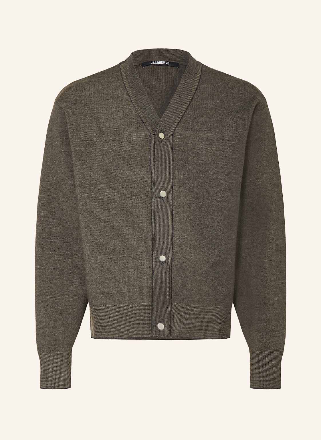 Jacquemus Strickjacke Le Cardigan Doppio gruen von JACQUEMUS