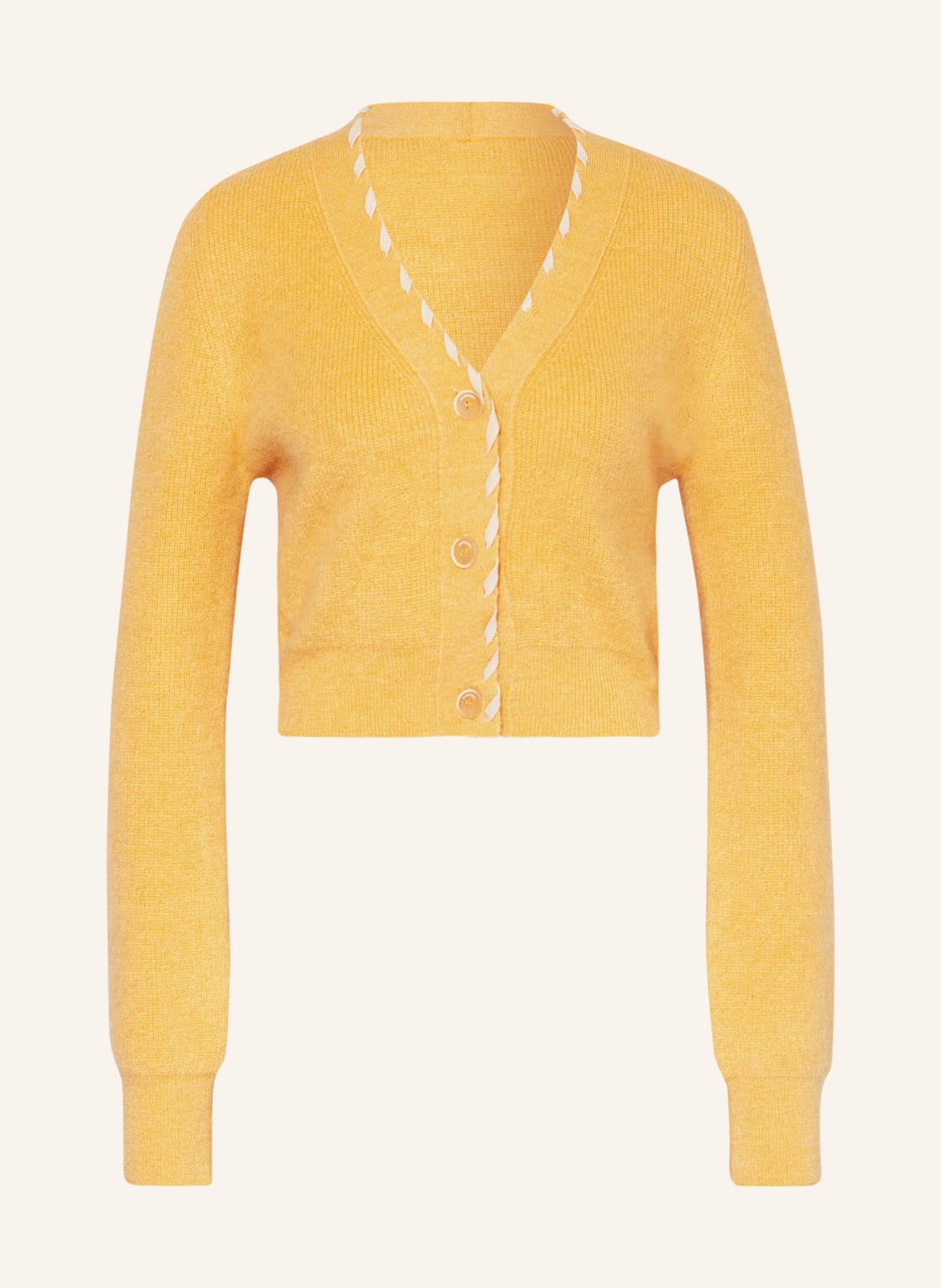 Jacquemus Strickjacke Le Cardigan Lazo Mit Mohair gelb von JACQUEMUS