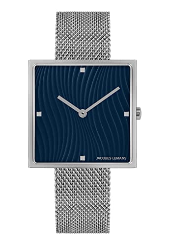 JACQUES LEMANS Damen-Uhren Analog Quarz One Size Blau 32016526 von JACQUES LEMANS