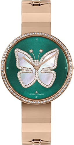 JACQUES LEMANS Design Collection 1-2136F Damenarmbanduhr von JACQUES LEMANS