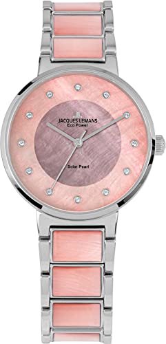 JACQUES LEMANS Eco Power 1-2108D Damenarmbanduhr von JACQUES LEMANS