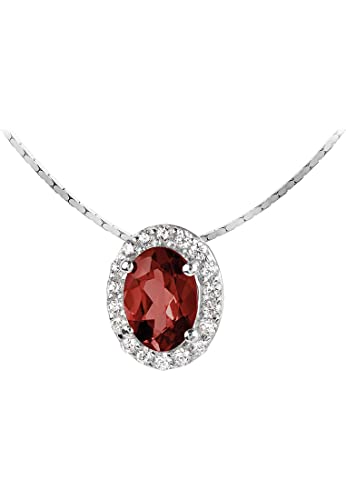 JACQUES LEMANS Kette Sterlingsilber mit Garnet von JACQUES LEMANS