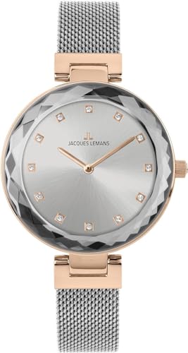 JACQUES LEMANS Milano 1-2139H Damenarmbanduhr von JACQUES LEMANS