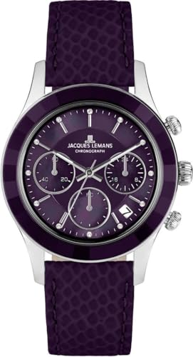 JACQUES LEMANS Venice 1-2151J Damenchronograph von JACQUES LEMANS