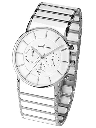 JACQUES LEMANS York 1-1815B Herrenchronograph Mit Keramikelementen von JACQUES LEMANS